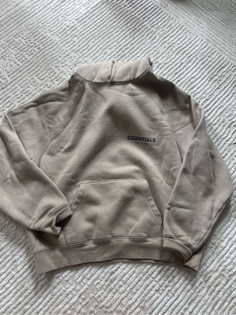 ESSENTIALS Men’s Taupe Crewneck Sweatshirt